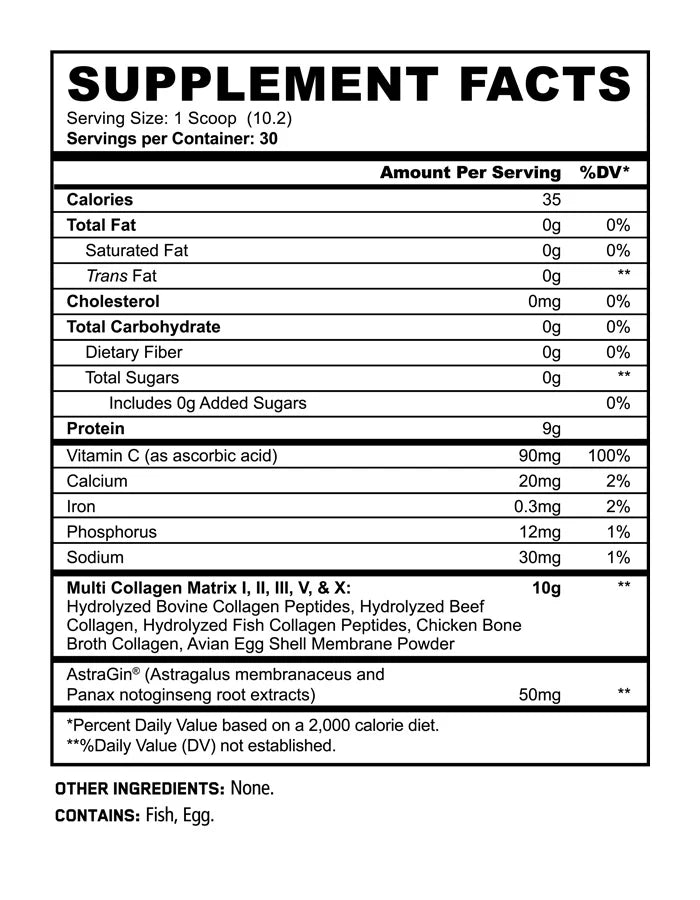 Premium Multi Collagen Peptides Powder for Skin, Hair & Joint Support - Panda Supplements | Keto & Paleo Friendly Protein Supplement for Women & Men | Perfect for Smoothies, Coffee & Baking