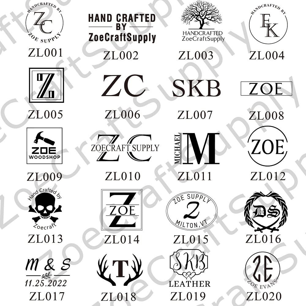 Custom Leather Stamp with Interchangeable Logo - Personalized Makers Mark for Leather Crafting | Perfect for Leatherworking, DIY Projects & Branding Handmade Goods