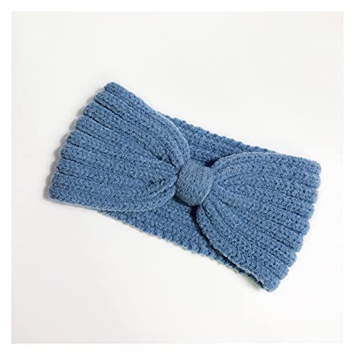 Winter Warm Knitted Wool Headband for Women & Girls - Soft Elastic Hairband Headwear in AY22 Color | Perfect for Skiing, Snowboarding & Outdoor Winter Activities
