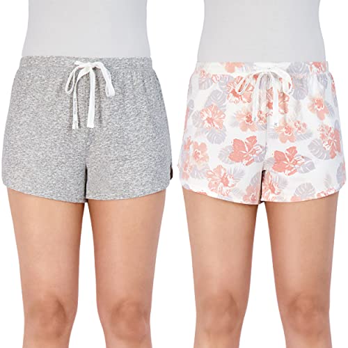 Heather Grey / Faded Hibiscus