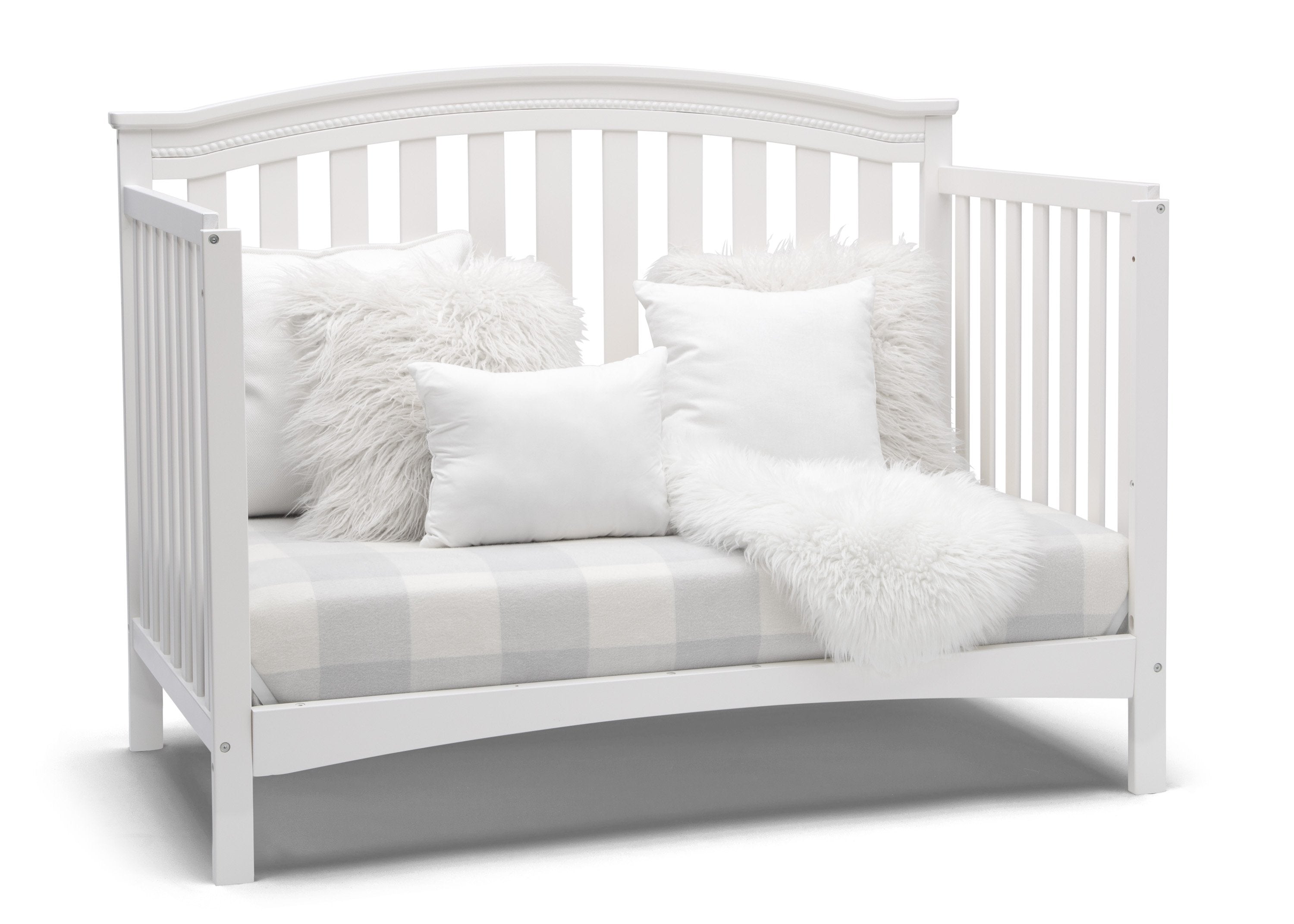 Waverly 6-in-1 Convertible Baby Crib - Toddler Bed, Daybed & Full-Size Bed - Safe Nursery Furniture for Newborns to Teens - Perfect for Baby Rooms & Kids Bedrooms