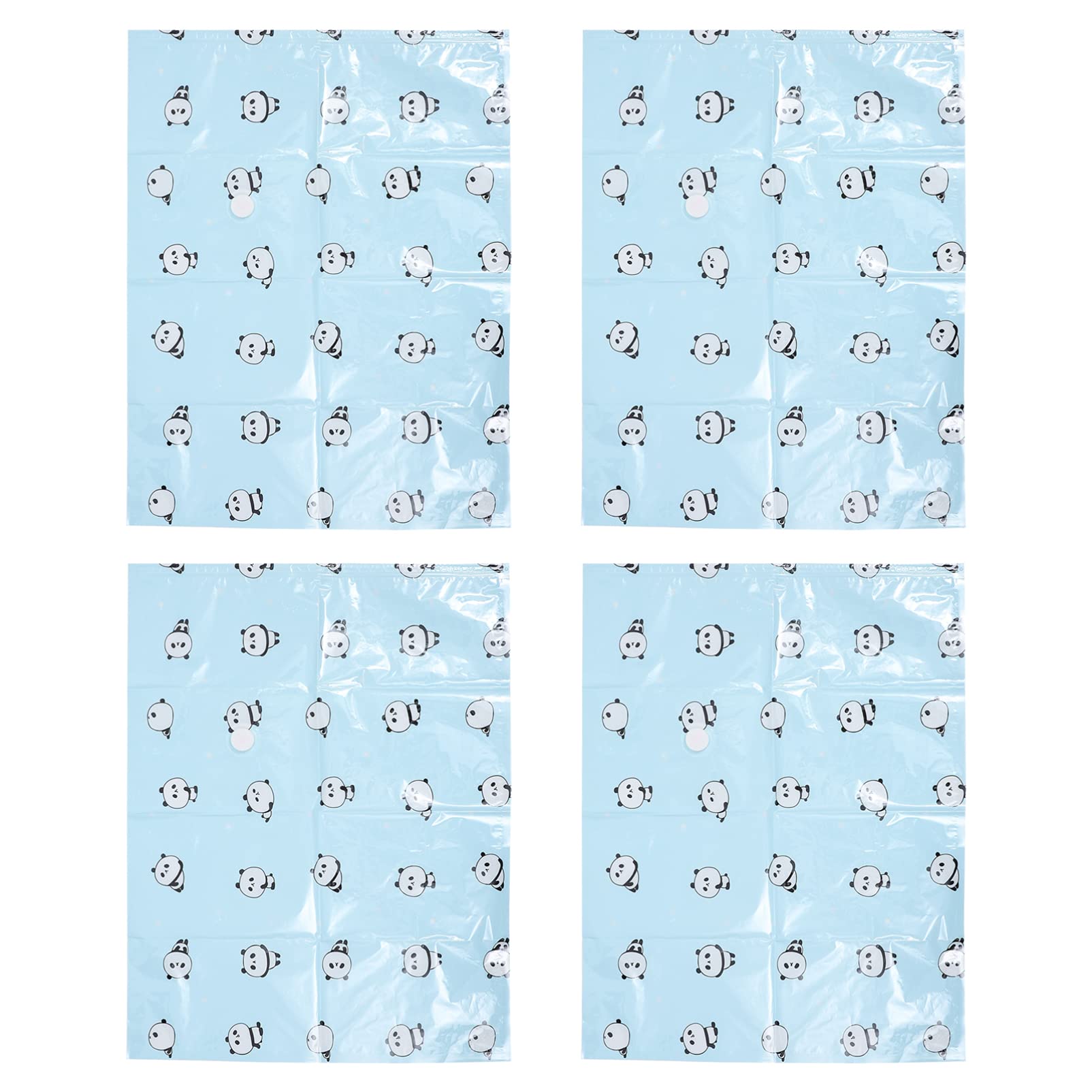 Veemoon Large Vacuum Storage Bags 4-Pack - Space Saving Compression Bags for Clothes, Bedding, Blankets & Coats | Perfect for Travel, Seasonal Storage & Home Organization
