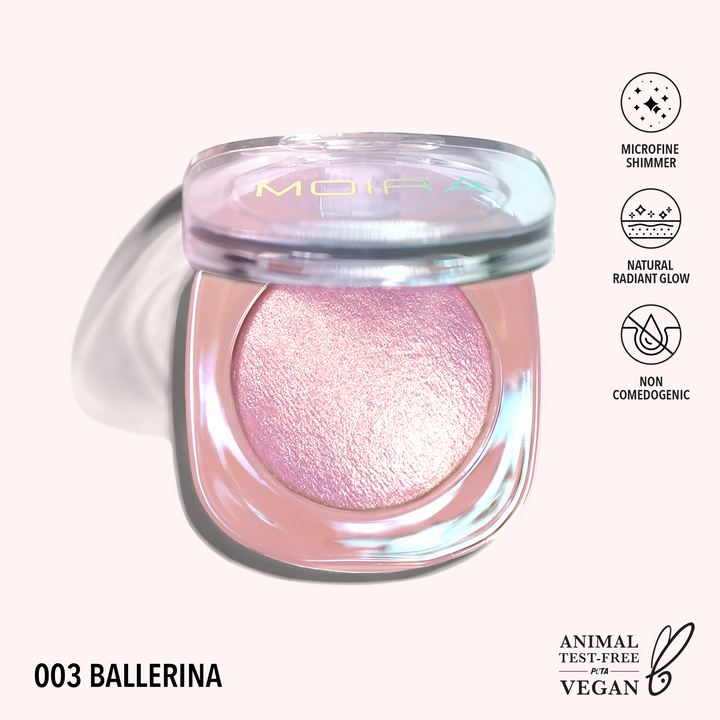 Ballerina Dreamlite Dreamlight Highlighter - Soft Glow Makeup Highlighter for Cheeks & Face | Perfect for Everyday Wear & Special Occasions