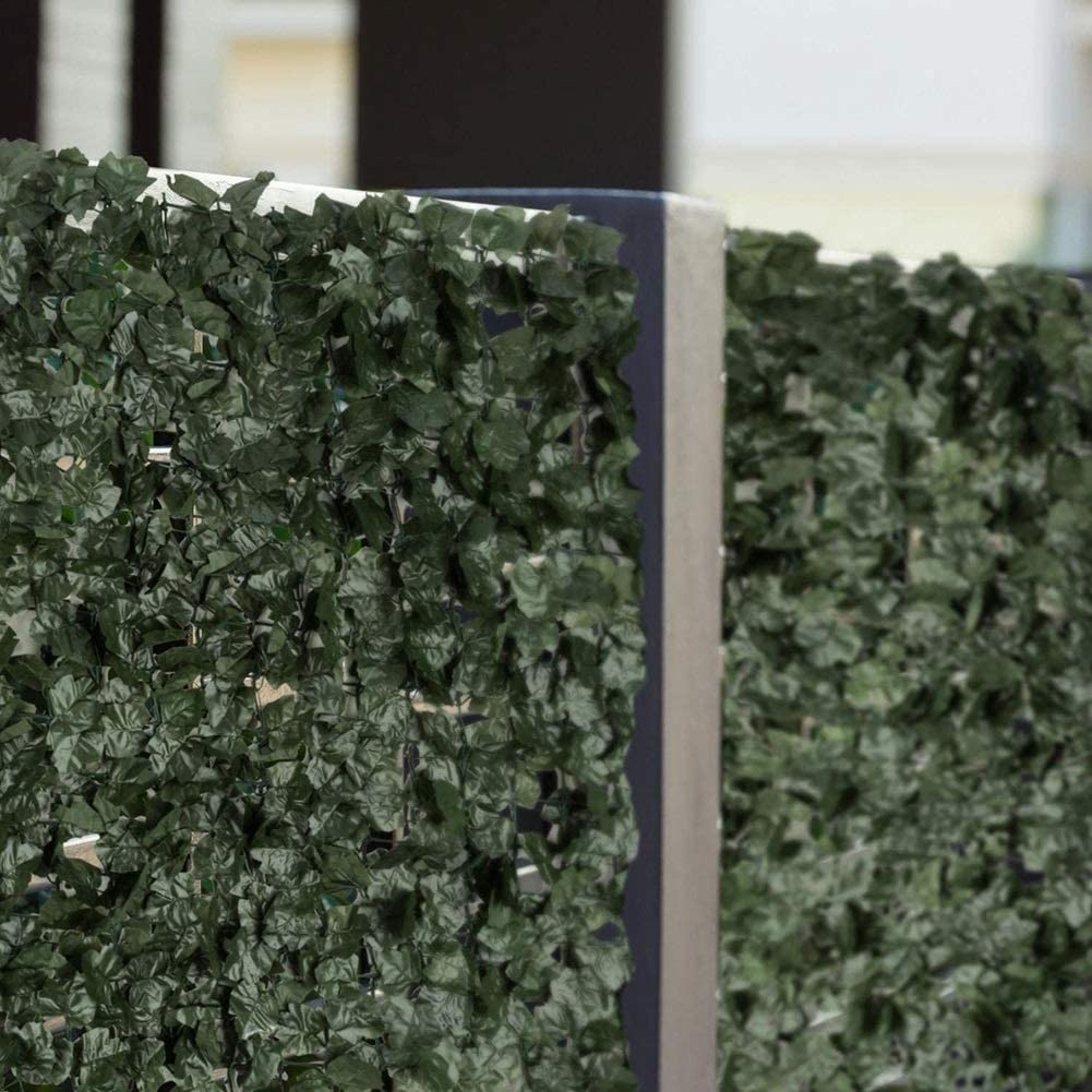 Artificial Leaf Screening for Indoor & Outdoor Gardens - 100x900cm Green Privacy Fence for Backyard, Patio, and Home Decor | Perfect for Balcony Shade, Room Divider, and Wall Covering