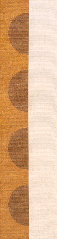 Demie Minimalist Graphic Circle Machine Washable Area Rug - Soft Modern Home Decor for Living Room, Bedroom, Office