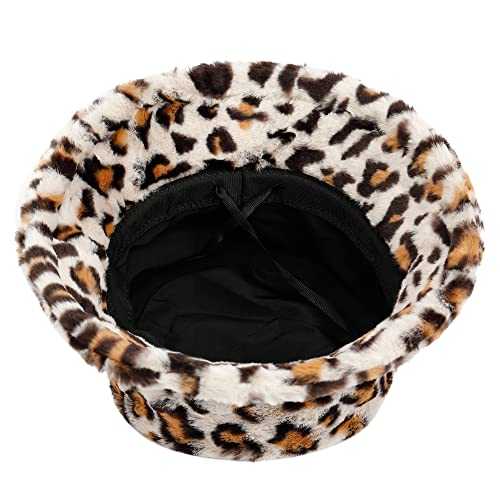 Stylish Furry Bucket Hat for Women & Men - Trendy Winter Fashion Accessory - Perfect for Outdoor Activities, Music Festivals & Streetwear