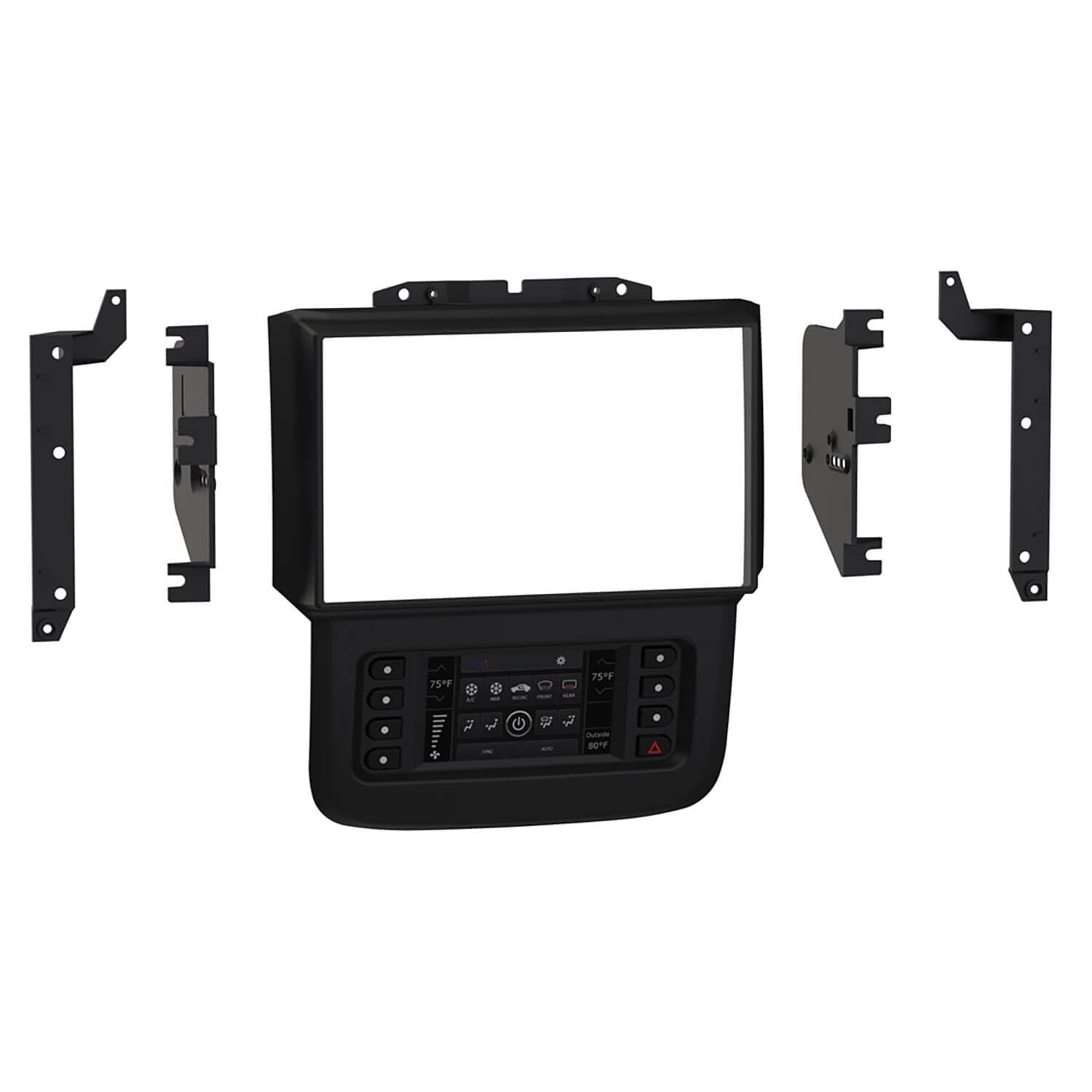 Metra Electronics RAM 2013-2017 Car Stereo Installation Kit for Pioneer 8-Inch Radios (108CH2B) - Perfect for Dodge RAM Trucks & Custom Audio Upgrades