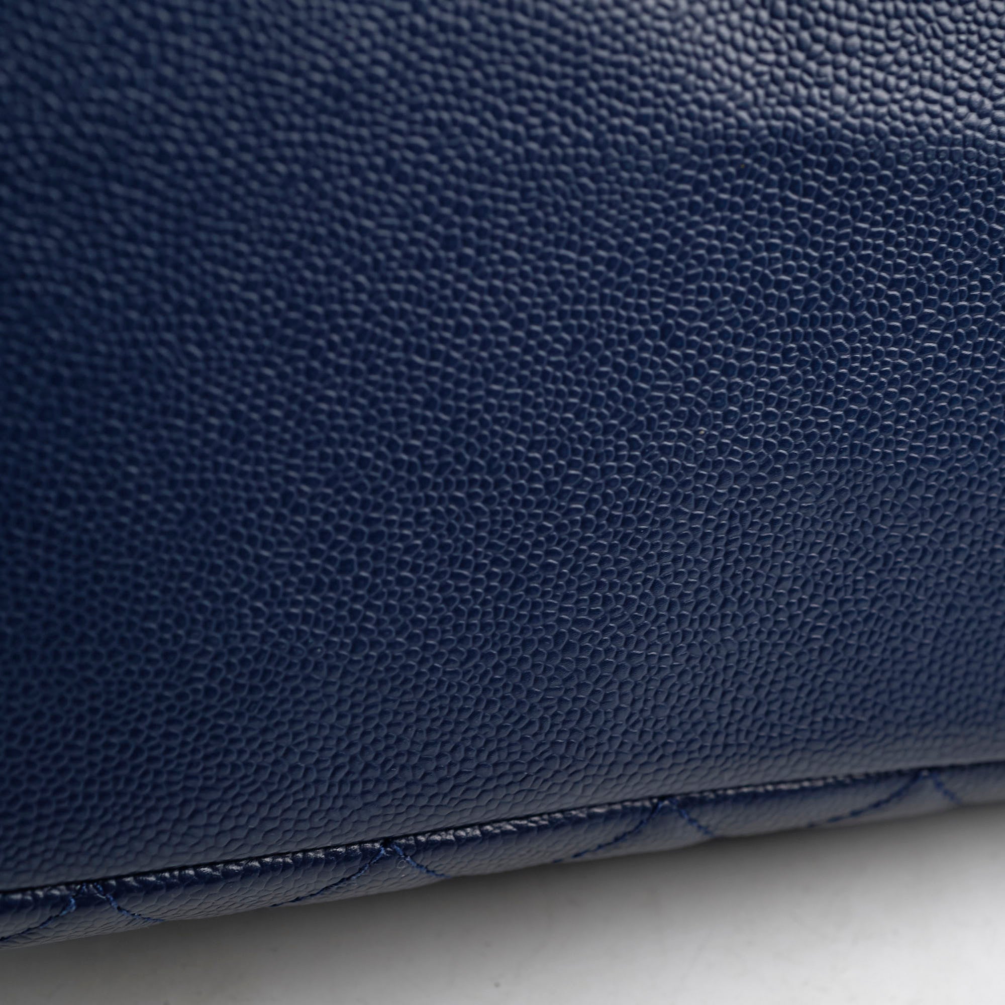 Chanel Caviar GST XL Tote Bag in Navy Blue - Luxury Designer Handbag for Women, Perfect for Work, Travel & Everyday Use