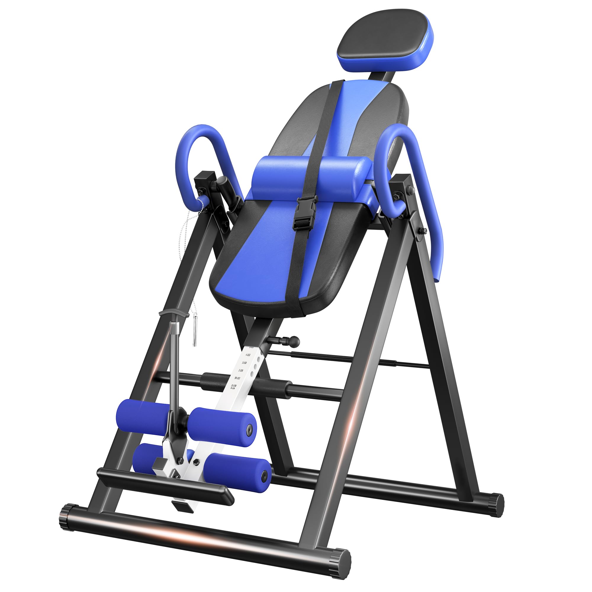 YOLEO Heavy Duty Inversion Table with Adjustable Headrest & Safety Belt - Back Pain Relief, Spinal Decompression Therapy Equipment for Home Gym & Physical Therapy