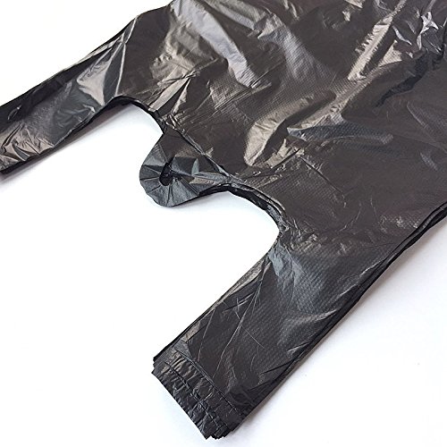 4 Gallon Small Trash Bags with Handles - Extra Thick & Durable Kitchen Trash Can Liners - Perfect for Bedroom, Bathroom, Office Waste Bins (100 Count, Black) | Compact Size for Small Spaces & Easy Disposal
