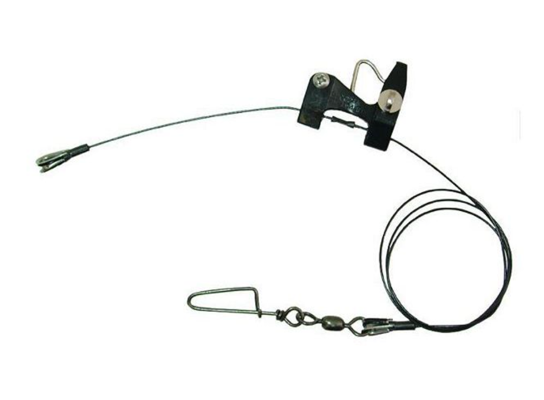 Heavy Duty Black Marine Downrigger Release Clip Assembly - Saltwater Fishing Gear for Trolling & Deep Sea Fishing - Perfect for Boats & Offshore Anglers