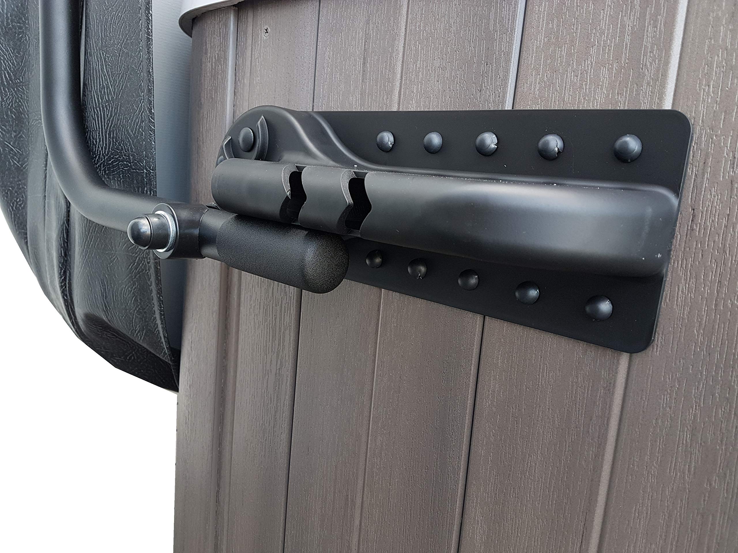 Black Side Mount Hot Tub Cover Lift - Durable & Easy Installation for Spa Covers | Perfect for Outdoor Spas, Backyard Relaxation & Patio Decor
