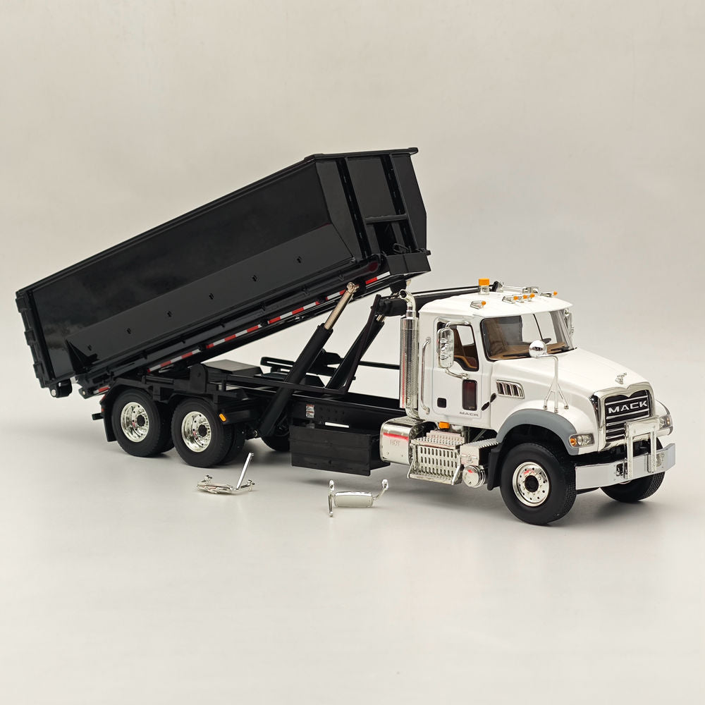 1/34 Scale Mack Granite MP Series Engine with Tub Style Roll Off Container #4211 - Perfect for Model Truck Collectors & Construction Enthusiasts