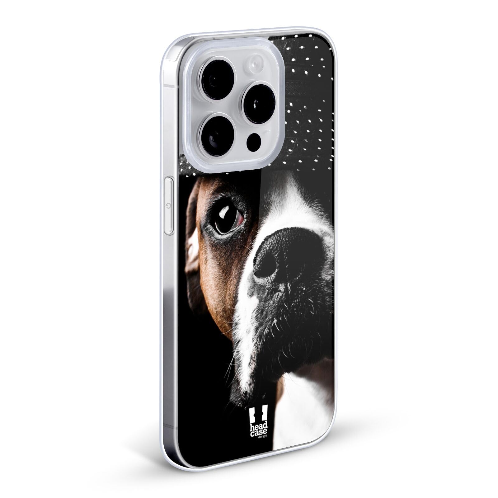 Funny Dapper Dog Wearing Hat Soft Gel Phone Case - Compatible with Apple iPhone 13 Pro - Cute Animal Design Protective Cover for Everyday Use, Work & Travel