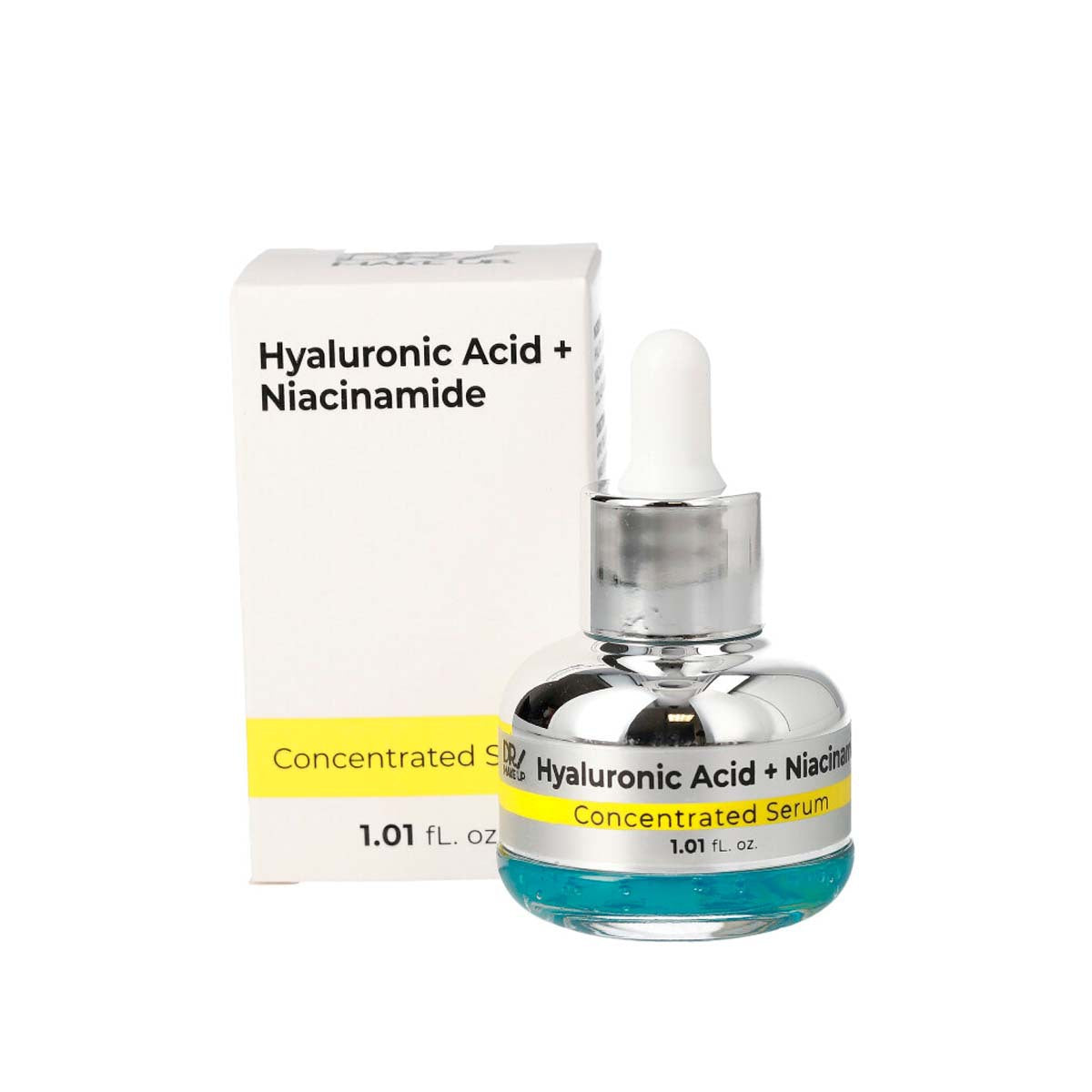 Hyaluronic Acid + Niacinamide Face Serum for Hydration & Brightening - Anti-Aging & Pore Minimizing Treatment - Day & Night Moisturizer for Dry, Sensitive Skin