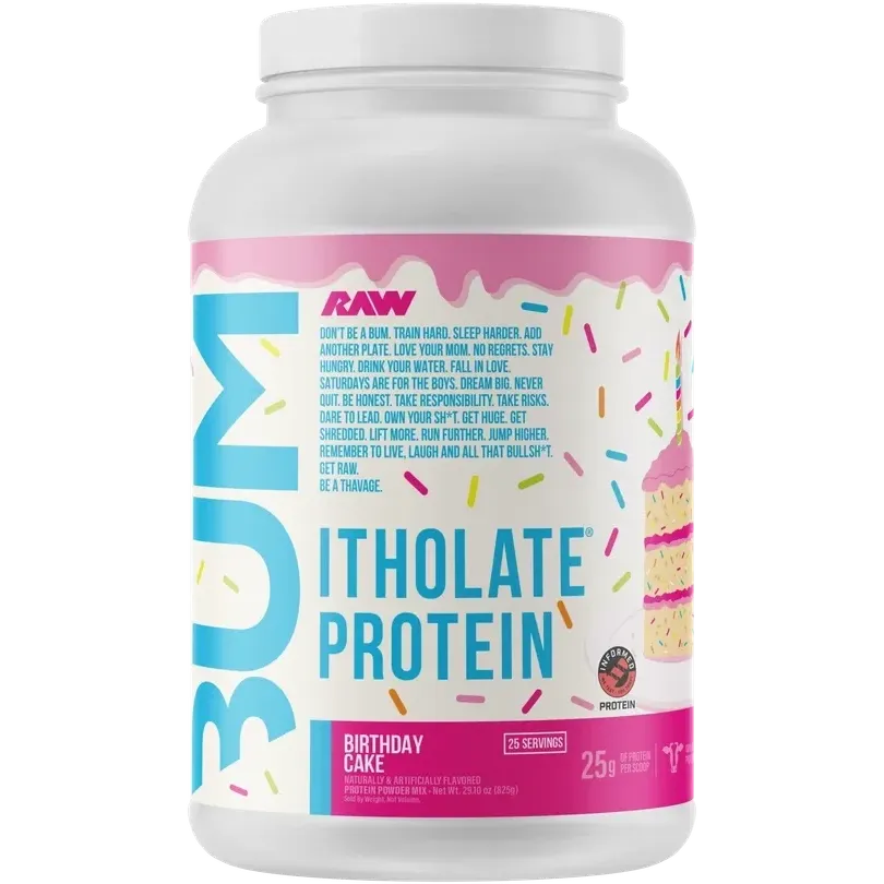 CBUM Itholate Protein Powder by RAW Nutrition - Premium Whey Isolate for Muscle Recovery & Growth - Ideal for Post-Workout, Gym, Fitness & Bodybuilding