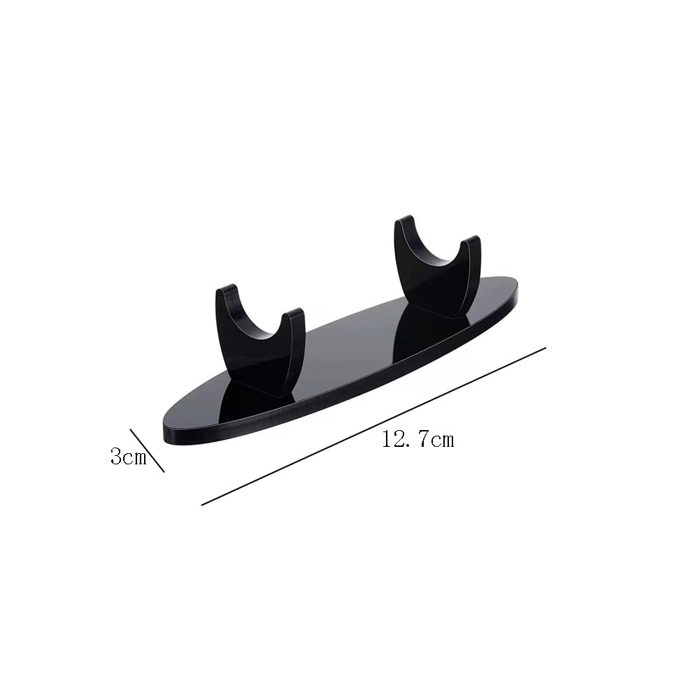 1 Piece Black Acrylic Pen & Pencil Display Stand - Plastic Organizer Rack for Fountain Pens, Ballpoint Pens & Electronics - Perfect for Office, School & Retail Store Displays