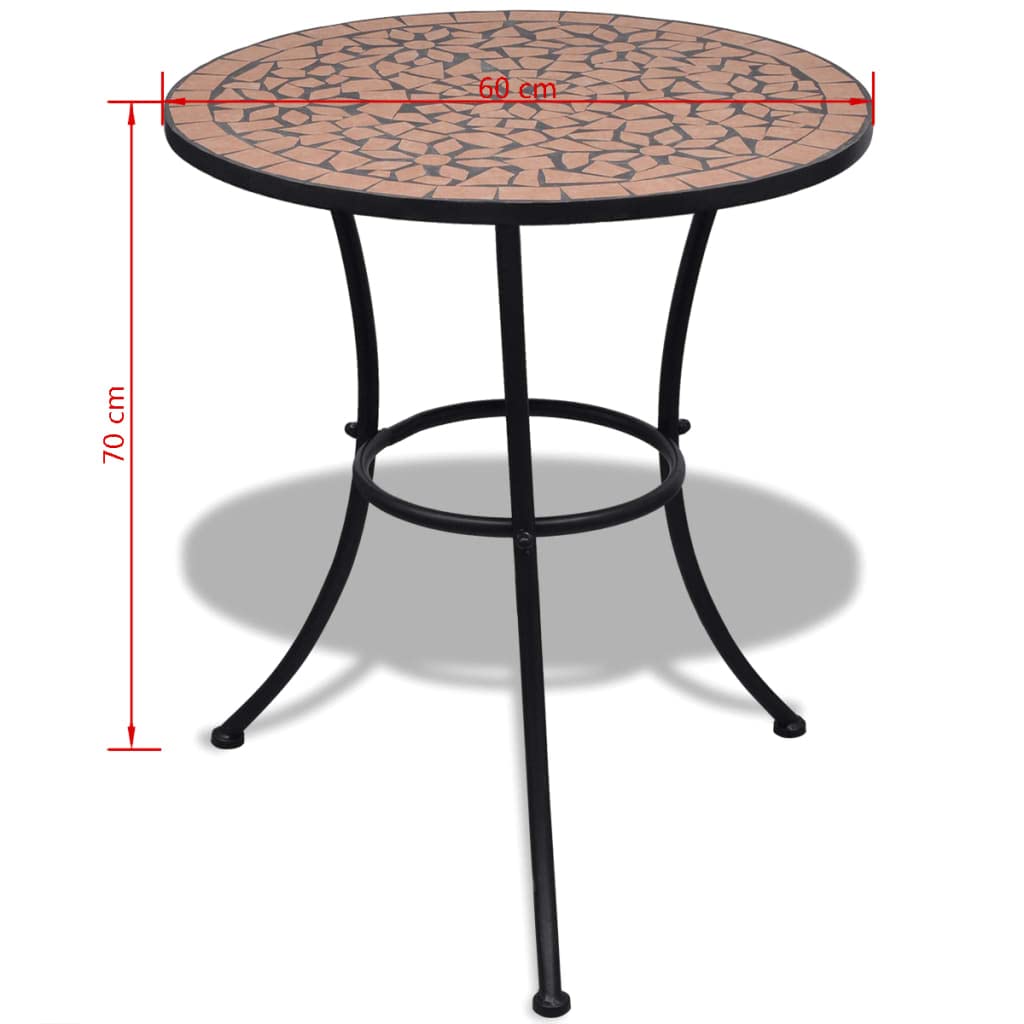 Stylish Bistro Table for Outdoor Dining - 23.6