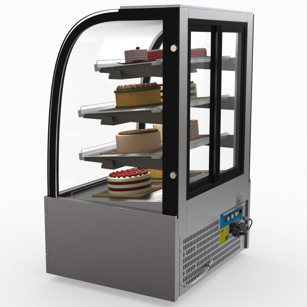 Bonvue SL830 Commercial Refrigerated Display Case - Perfect for Delis, Cafes, and Supermarkets to Showcase Fresh Food