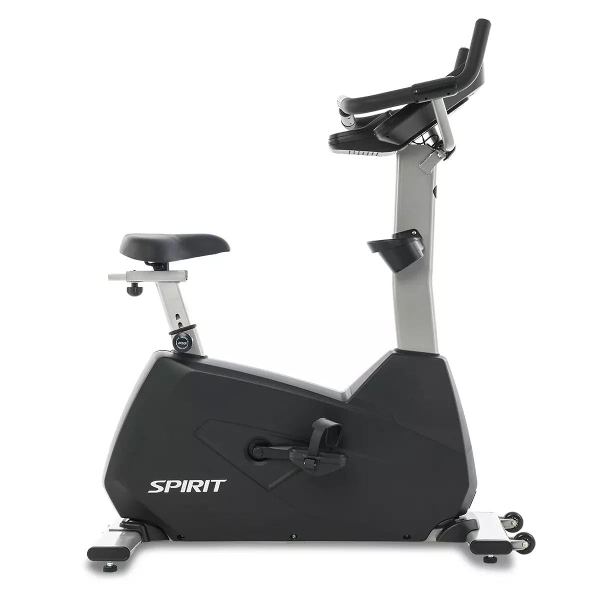 Spirit Fitness CU800ENT Upright Exercise Bike for Home Gym - Cardio Workout Equipment for Indoor Cycling & Fitness Training