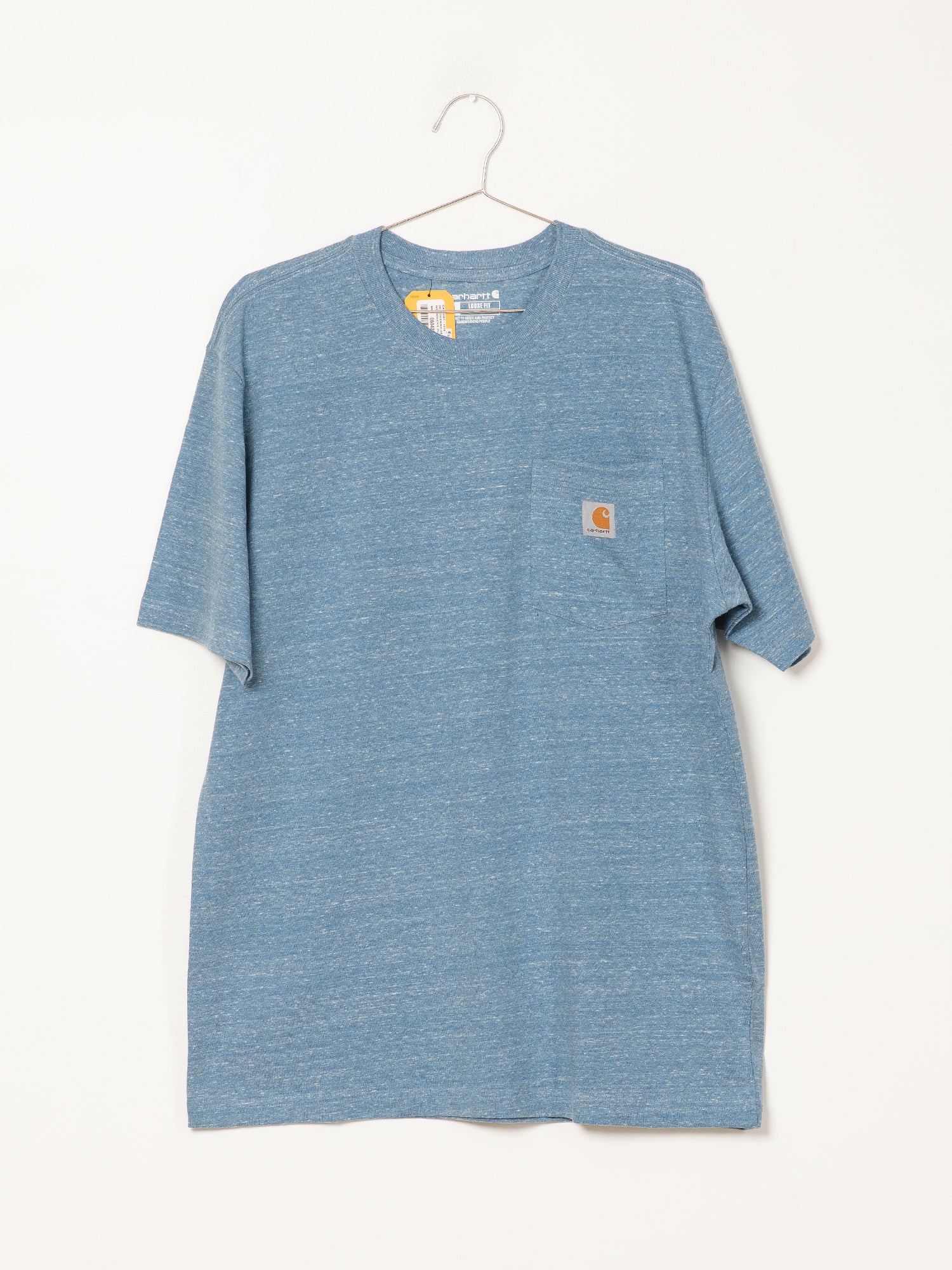 Carhartt Workwear Pocket T-Shirt for Men - Durable Cotton Short Sleeve Tee for Construction, Work & Outdoor Activities - Clearance Sale