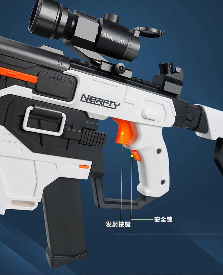 Sembylon Vector Electric Dart Blaster - High Performance Foam Dart Toy Gun for Outdoor & Indoor Nerf Battles, Team Games & Target Practice - Perfect for Kids, Teens & Adults
