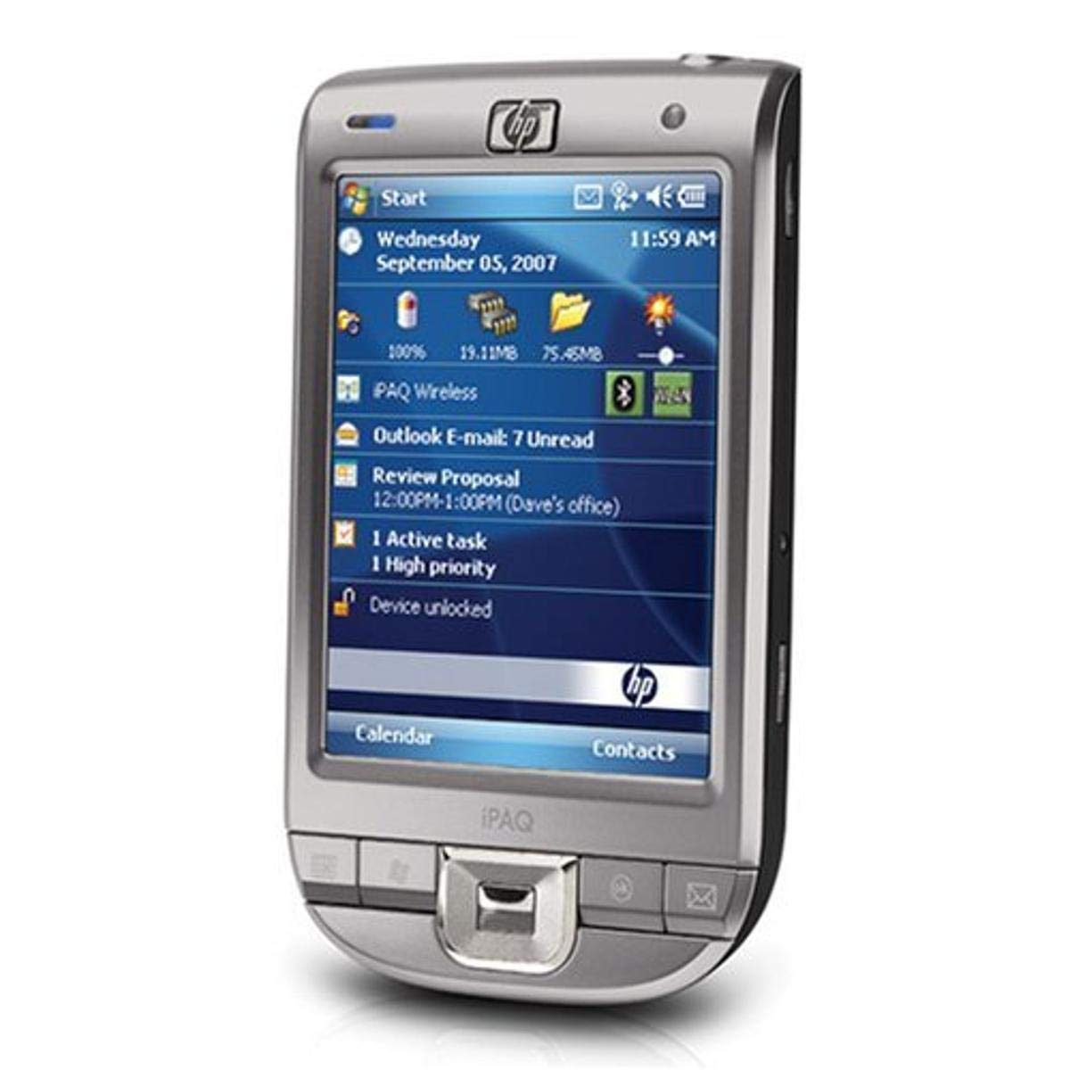 HP iPAQ 110 Classic Handheld PDA - Windows Mobile 6 Device with Touchscreen, Wi-Fi & Bluetooth for Business Professionals & Students - Perfect for Note Taking, Scheduling & Mobile Productivity