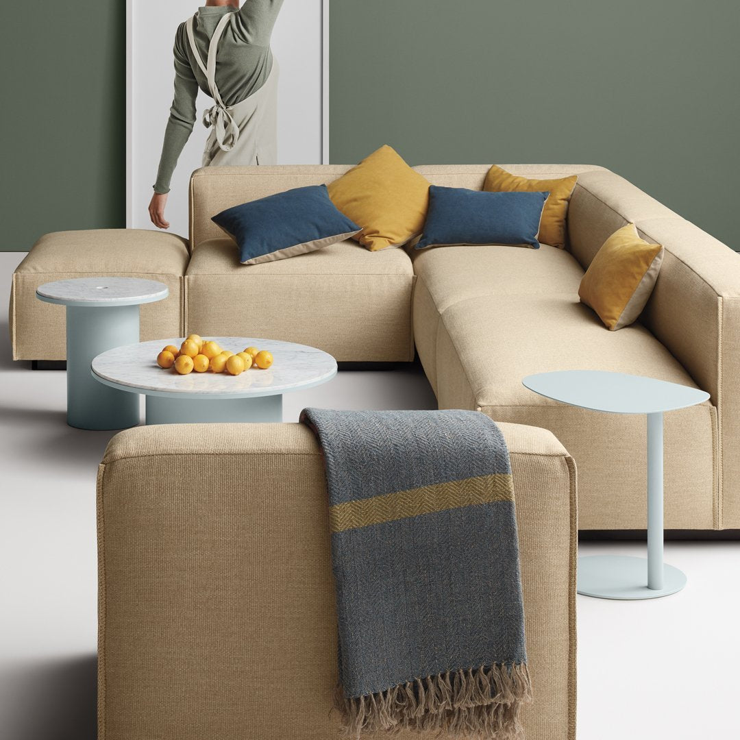 Cleon Large Sectional Sofa - Modern L-Shaped Couch for Living Room | Spacious Comfortable Fabric Sofa Set | Perfect for Family Gatherings & Movie Nights