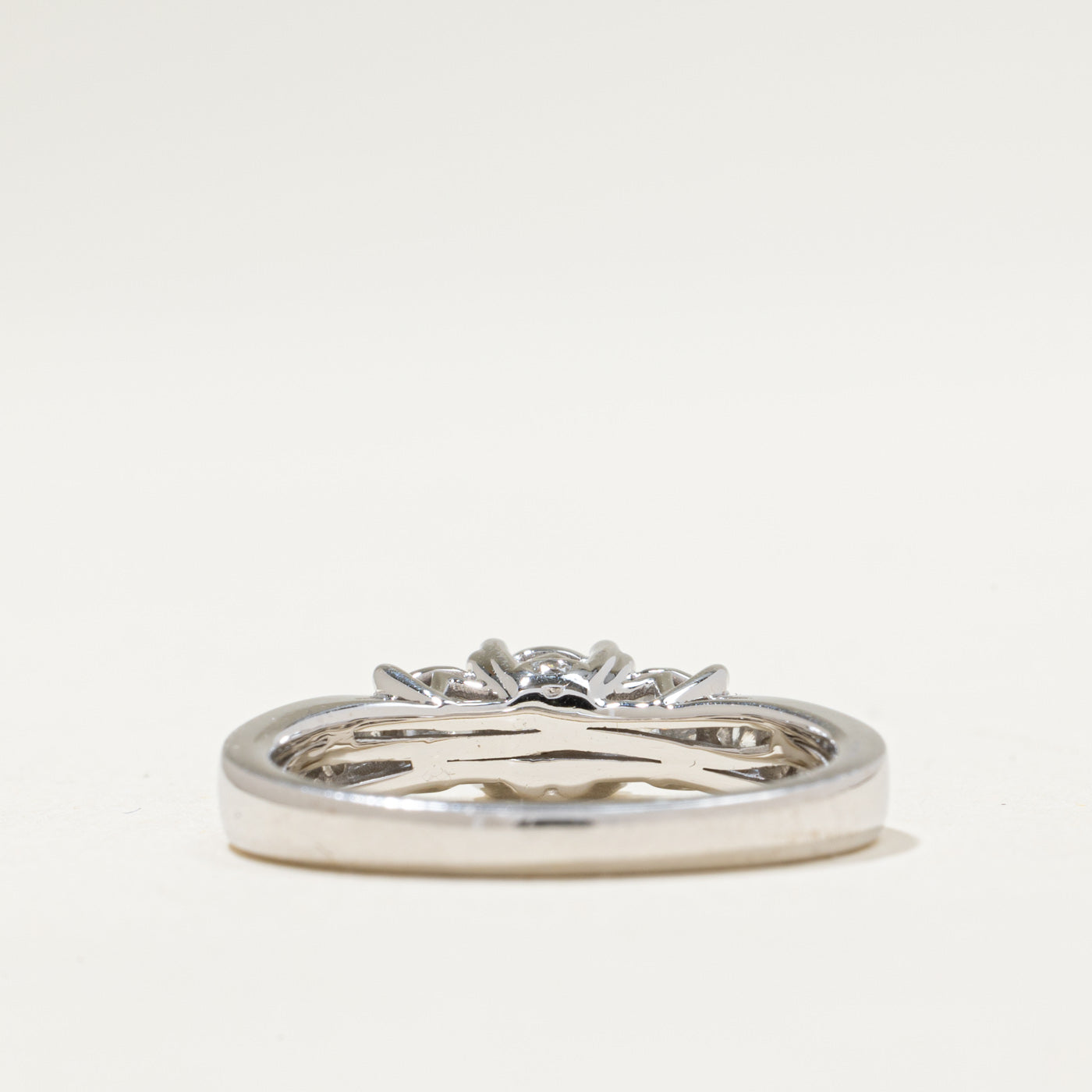 0.45ctw Three Stone Diamond Engagement Ring for Women - Size 7.25 | Elegant Wedding Band, Anniversary Gift & Proposal Jewelry | Perfect for Bridal, Valentine's Day & Special Occasions