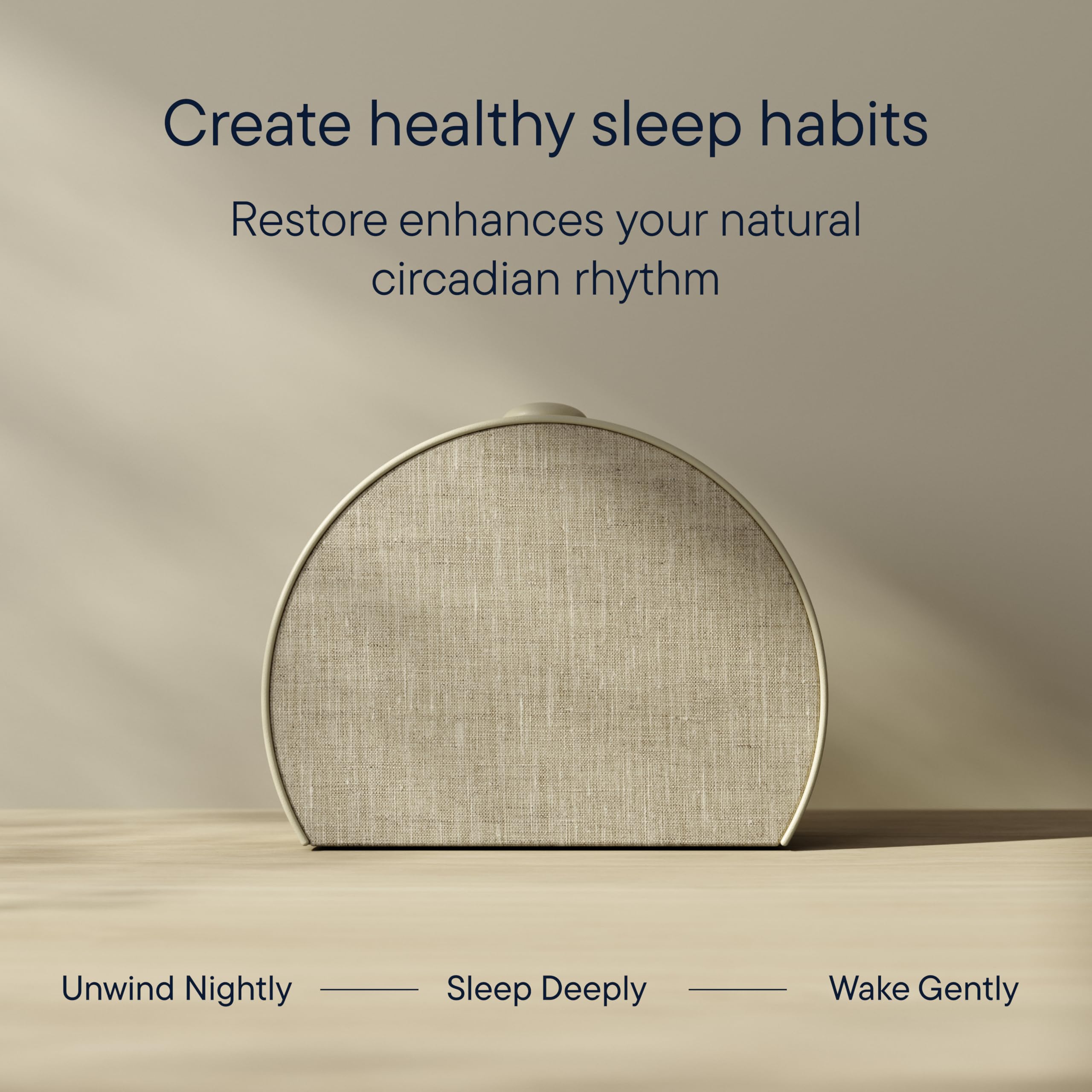 Hatch Restore 3 Smart Sunrise Alarm Clock & White Noise Sound Machine with Night Light - Natural Wake-Up, Sleep Aid, Screen-Free Bedtime Routine for Kids & Adults - Perfect for Nursery, Bedroom, Office Relaxation