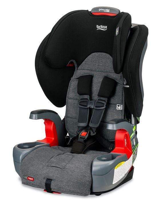 Britax Grow With You Clicktight Booster Car Seat - Safe & Adjustable for Kids 3-12 Years - Perfect for School, Travel & Family Road Trips