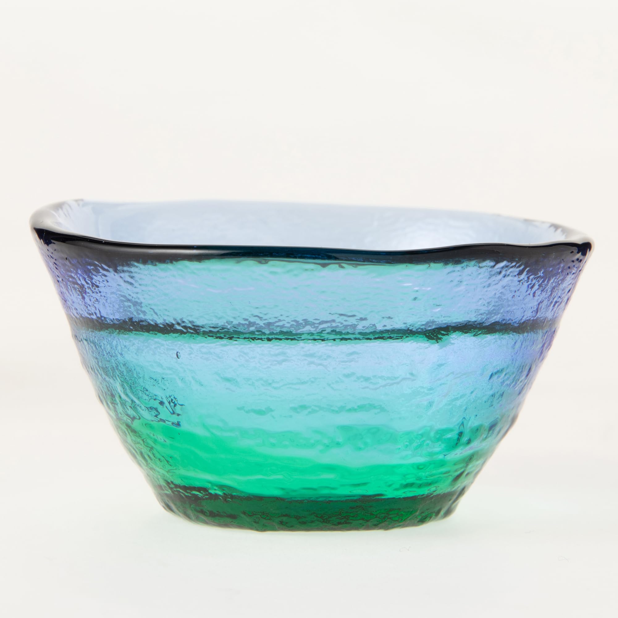 Premium Japanese Sake Cup - Toyo Sasaki Glass WA54CB/EG Clear Gui Cup 1.4 fl oz (40ml) Coral Sea Design - Authentic Handcrafted in Japan - Perfect for Sake Tasting, Japanese Tea Ceremonies & Elegant Dinner Parties