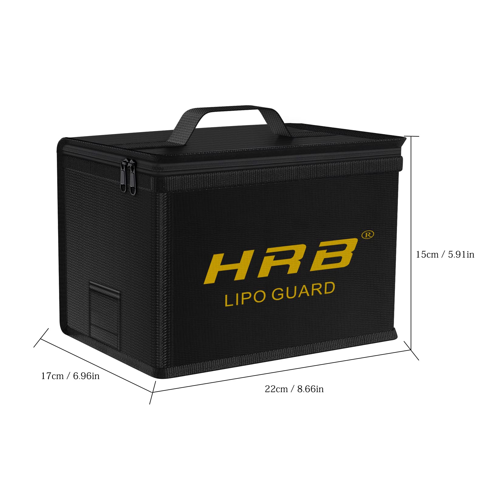 Fireproof Lipo Battery Bag - Safe Storage for RC Drones & Toys