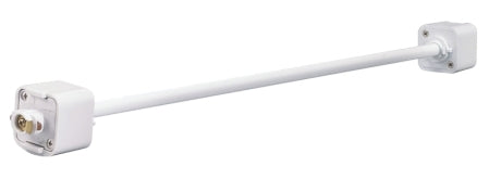 48-Inch Adjustable Extension Wand for Track Lighting - White Finish - Perfect for Home, Office, and Retail Display Lighting