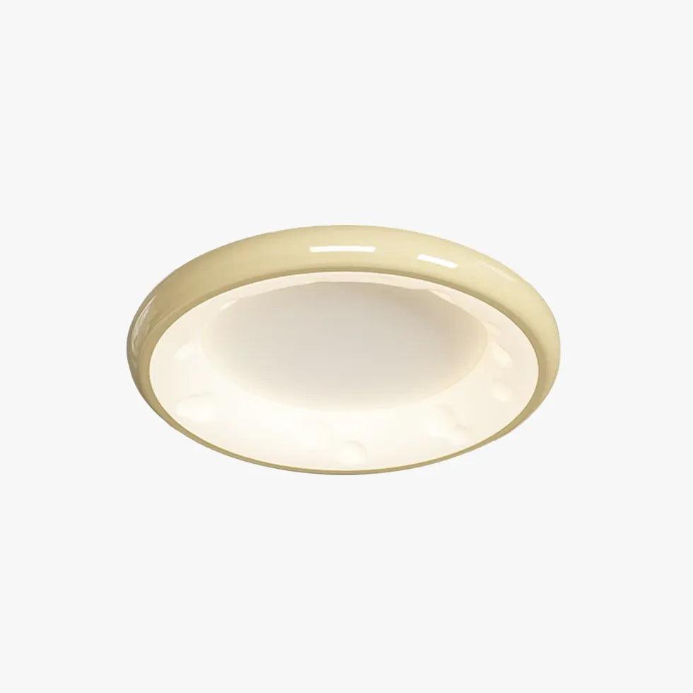 Modern LED Flush Ceiling Light with Smooth Disc Design - Energy Efficient Lighting for Bedroom, Living Room & Kitchen