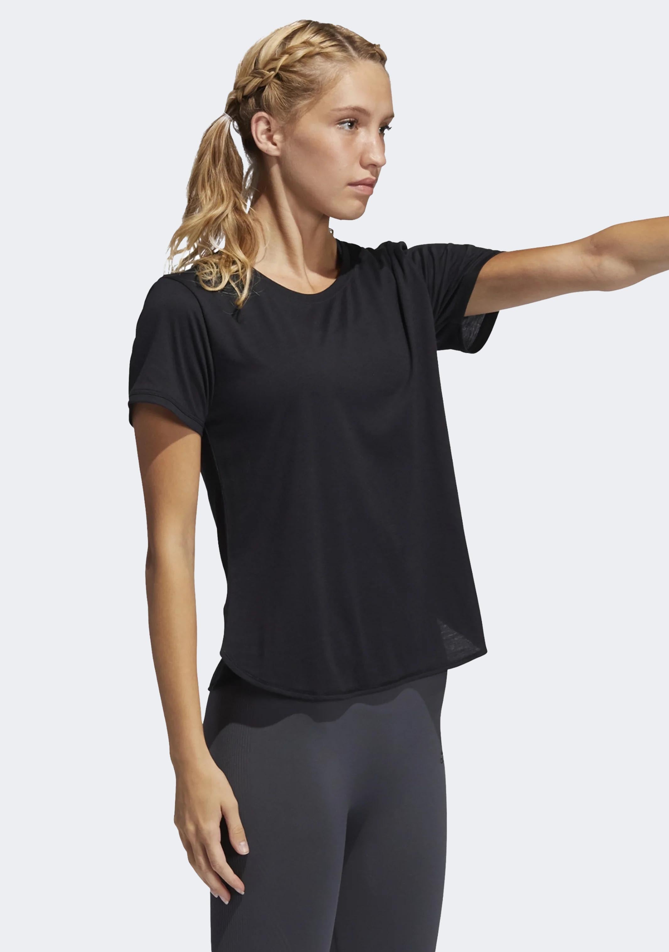 Adidas Women's Go to Training Tee 2.0 - Moisture-Wicking Workout Shirt for Running & Gym | Lightweight & Breathable Activewear Top for Women