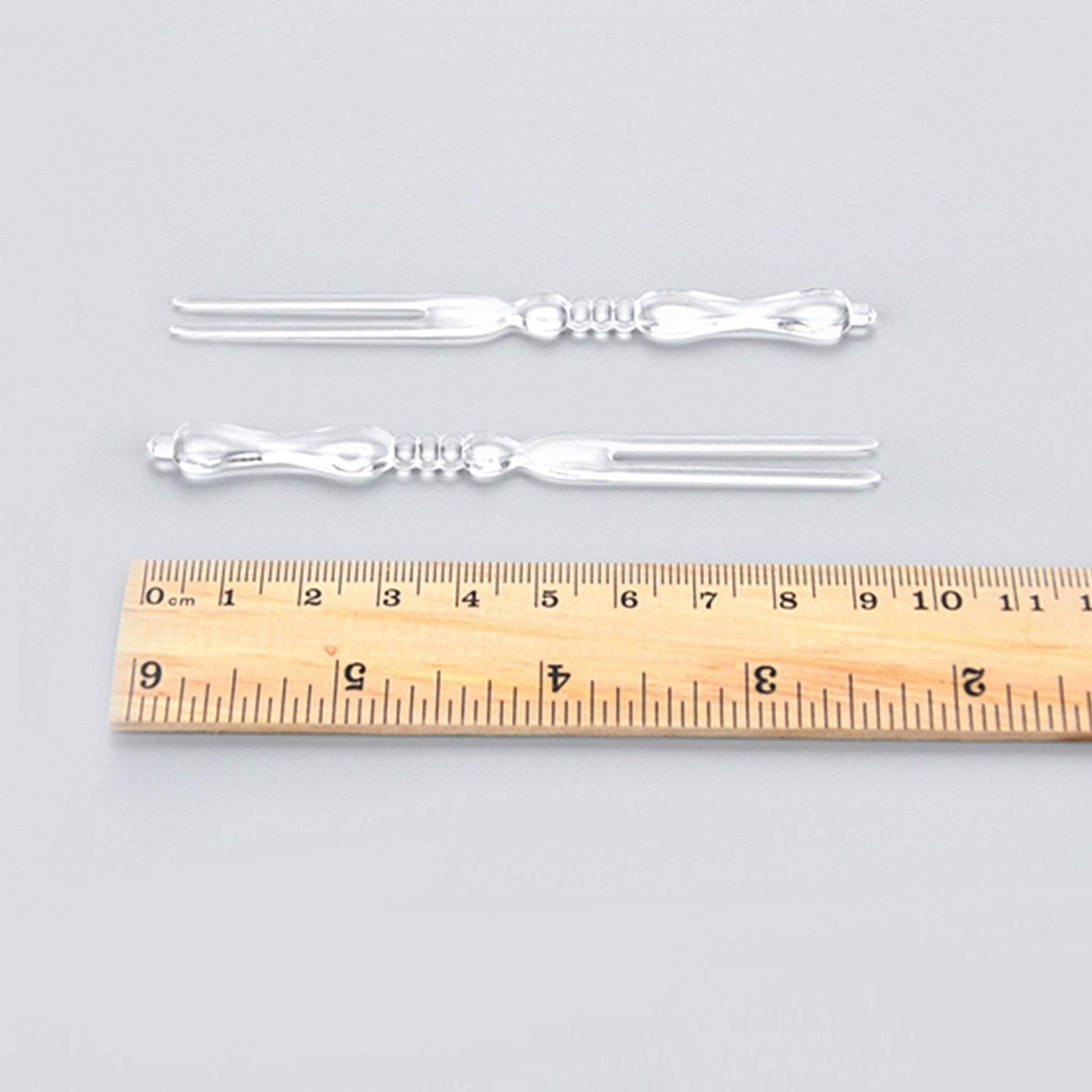 300pcs Disposable Plastic Fruit Forks - 4 Inch Clear Mini Forks for Cocktails, Appetizers, Salads, Cakes & Desserts | Perfect for Parties, Picnics & Catering Events