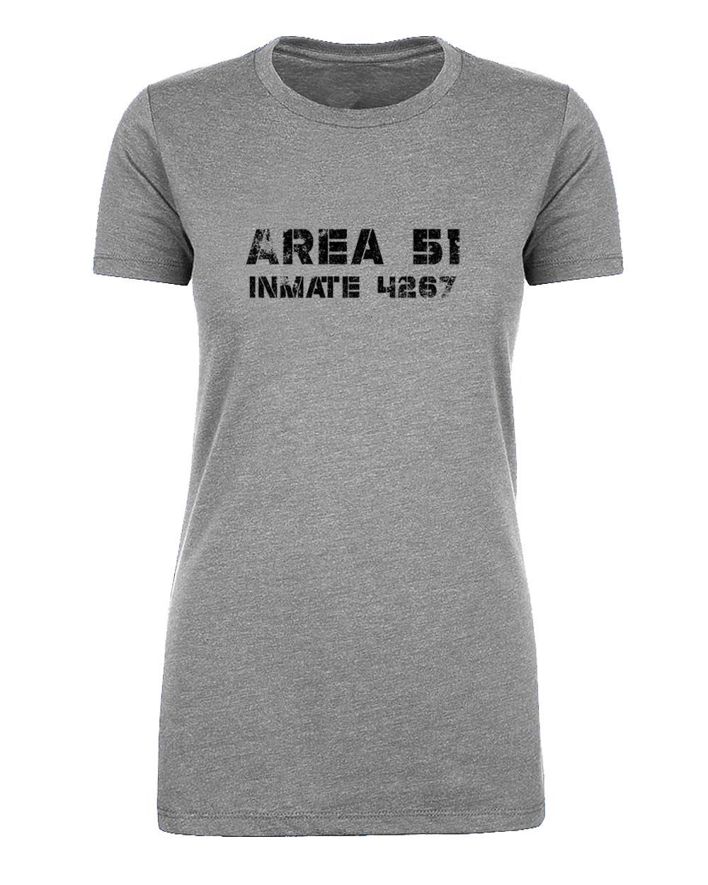 Area 51 Inmate Alien T-Shirt - Funny Graphic Tees for Women - UFO Conspiracy Humor - Perfect for Sci-Fi Fans & Comedy Lovers