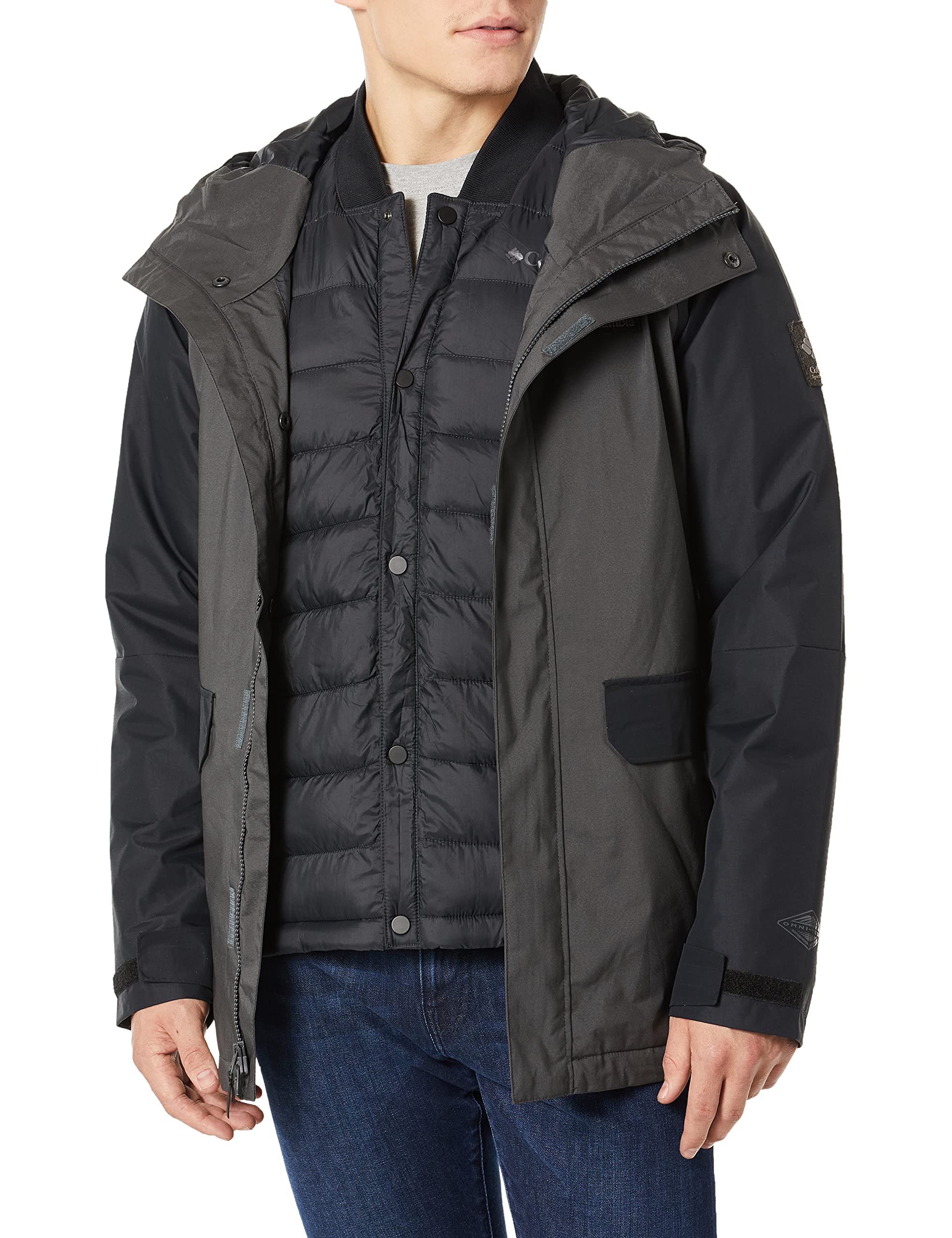 Columbia Men's Northbounder Interchangeable Jacket - Waterproof & Breathable Outdoor Shell for Hiking, Camping & Travel