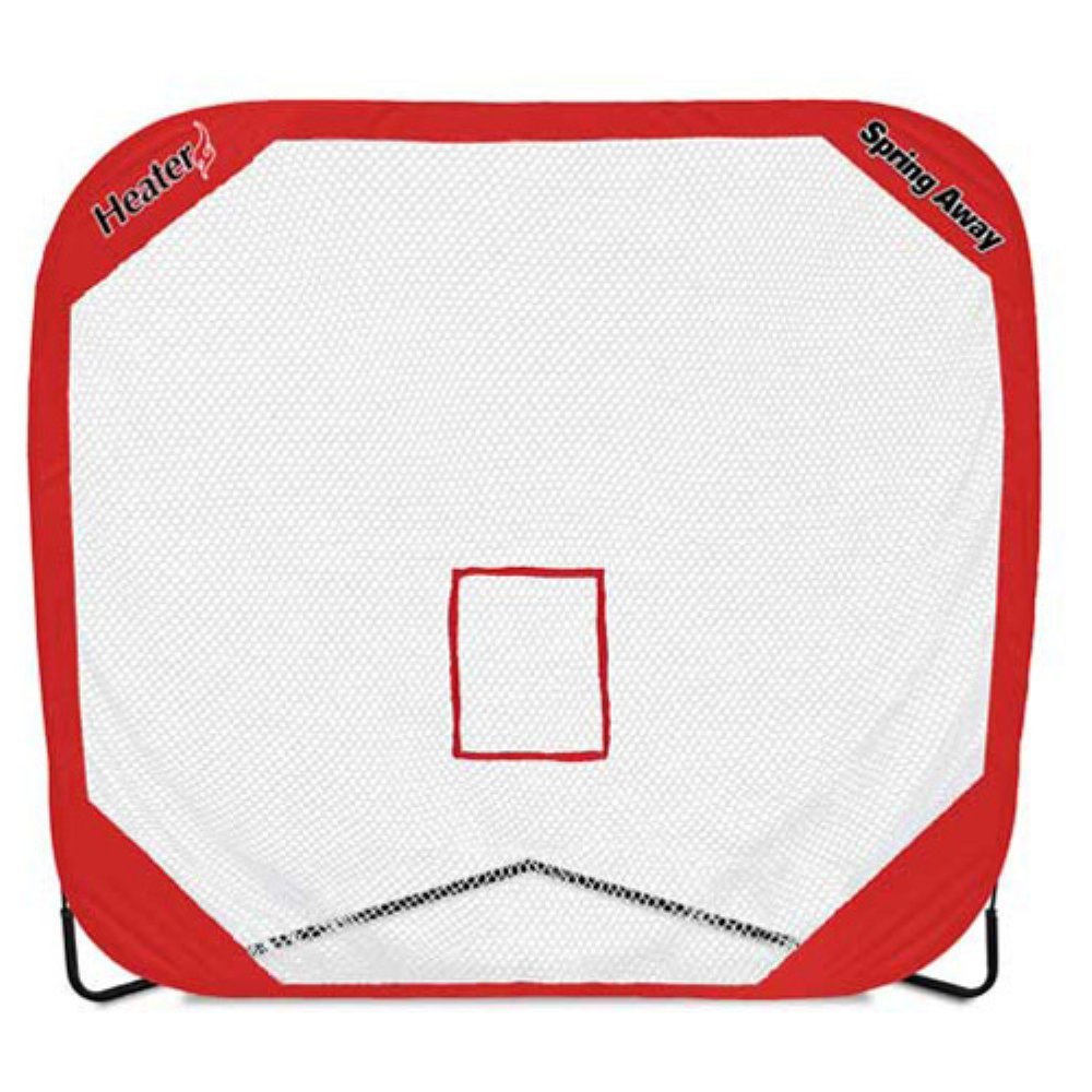 Heater Sports Spring Away Pro 7x7 Pop-up Baseball & Softball Practice Net - Portable Pitching & Hitting Training Backstop for Backyard, Field, and Indoor Use