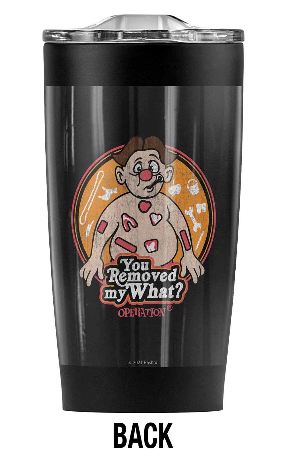 Logovision Stainless Steel Tumbler 20oz - Vacuum Insulated Coffee Travel Mug with Leakproof Sliding Lid | Double Wall Thermal Cup for Hot & Cold Drinks | Perfect for Office, Commuting and Outdoor Activities