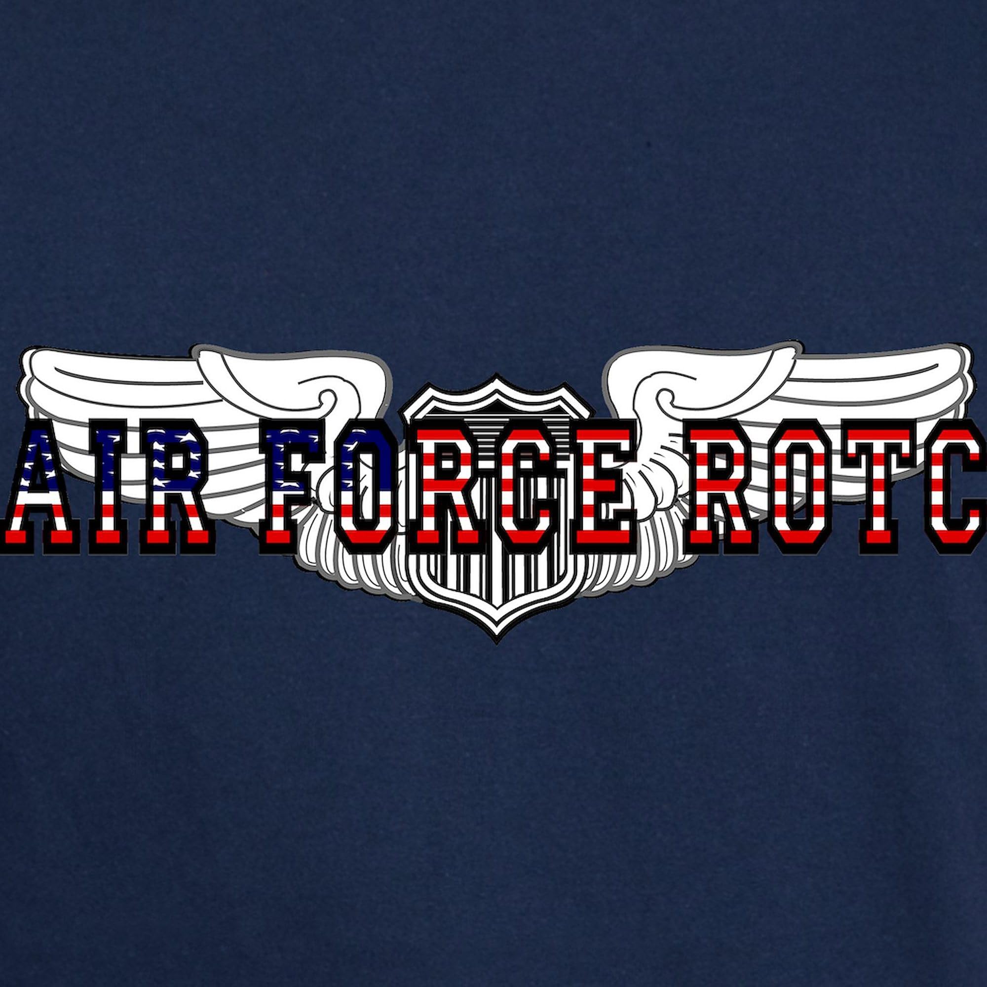 ROTC Pilot Wings Dark T-Shirt for Men - 100% Cotton Classic Graphic Tee | Military Apparel, Veteran Gifts & Casual Wear