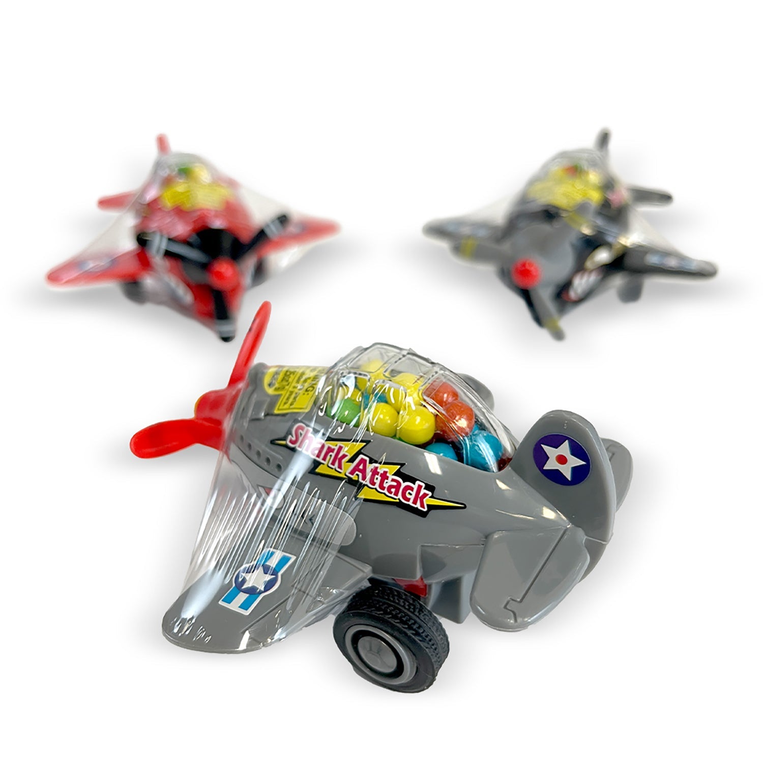 Kidsmania Shark Attack Airplane Toy Set - 12-Piece Playset for Kids | Perfect for Birthday Gifts, Pool Parties & Imaginative Play