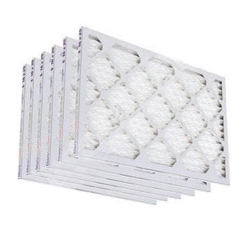 16x24x1 MERV 8 Pleated Air Filter - Case of 6 | High Efficiency HVAC Furnace AC Filters for Home & Office | Improves Indoor Air Quality, Reduces Allergens & Dust