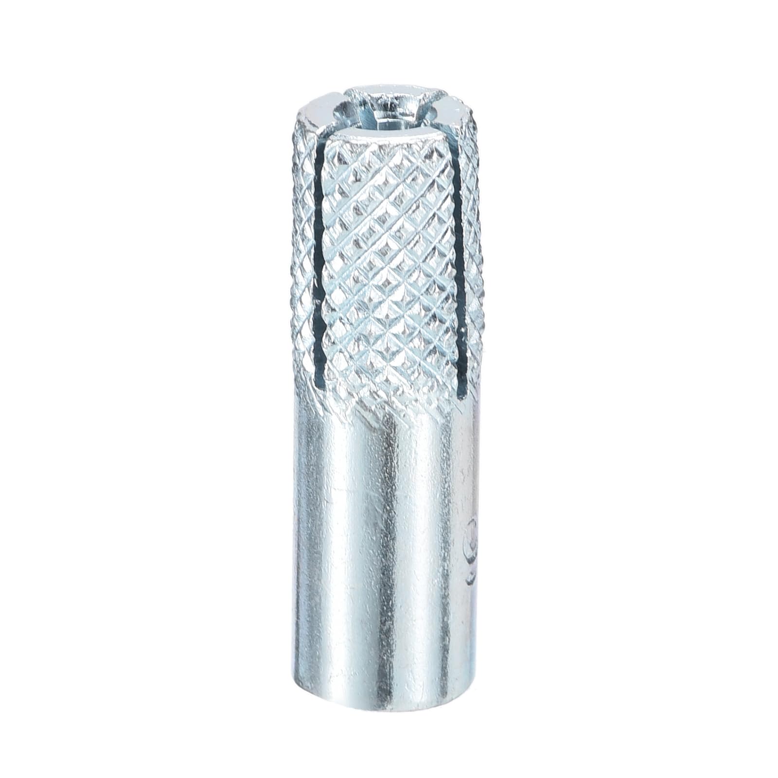 50 Pack M6 x 25mm Carbon Steel Drop-in Anchors - Heavy Duty Sleeve Anchors for Drywall, Hollow Bricks & Plaster - Silver Expansion Anchors for Home Improvement, Construction & DIY Projects
