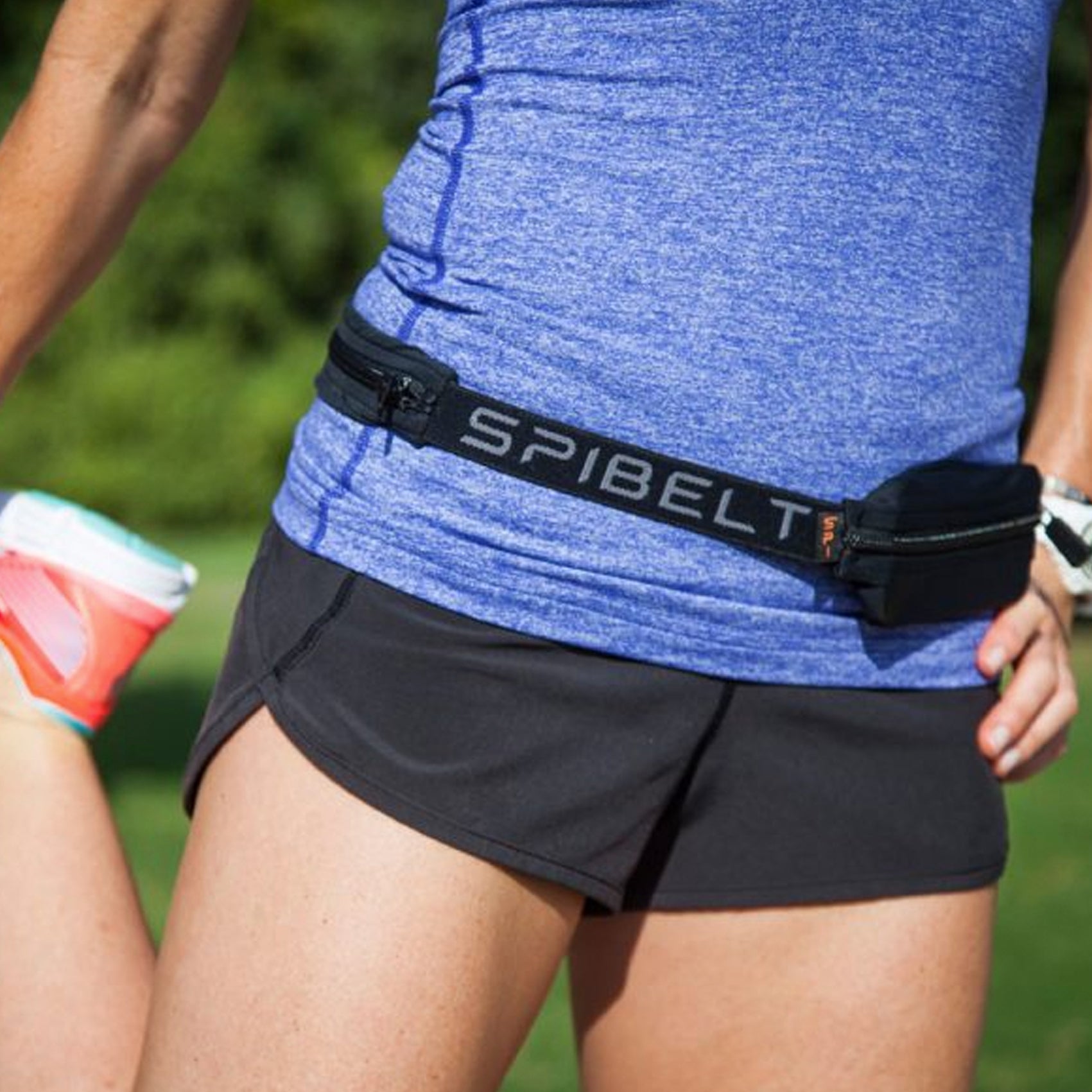 Spibelt Original Running Belt - Adjustable Waist Pack for Jogging, Hiking & Travel - Secure & Lightweight Fitness Accessory for Phones, Keys & Essentials