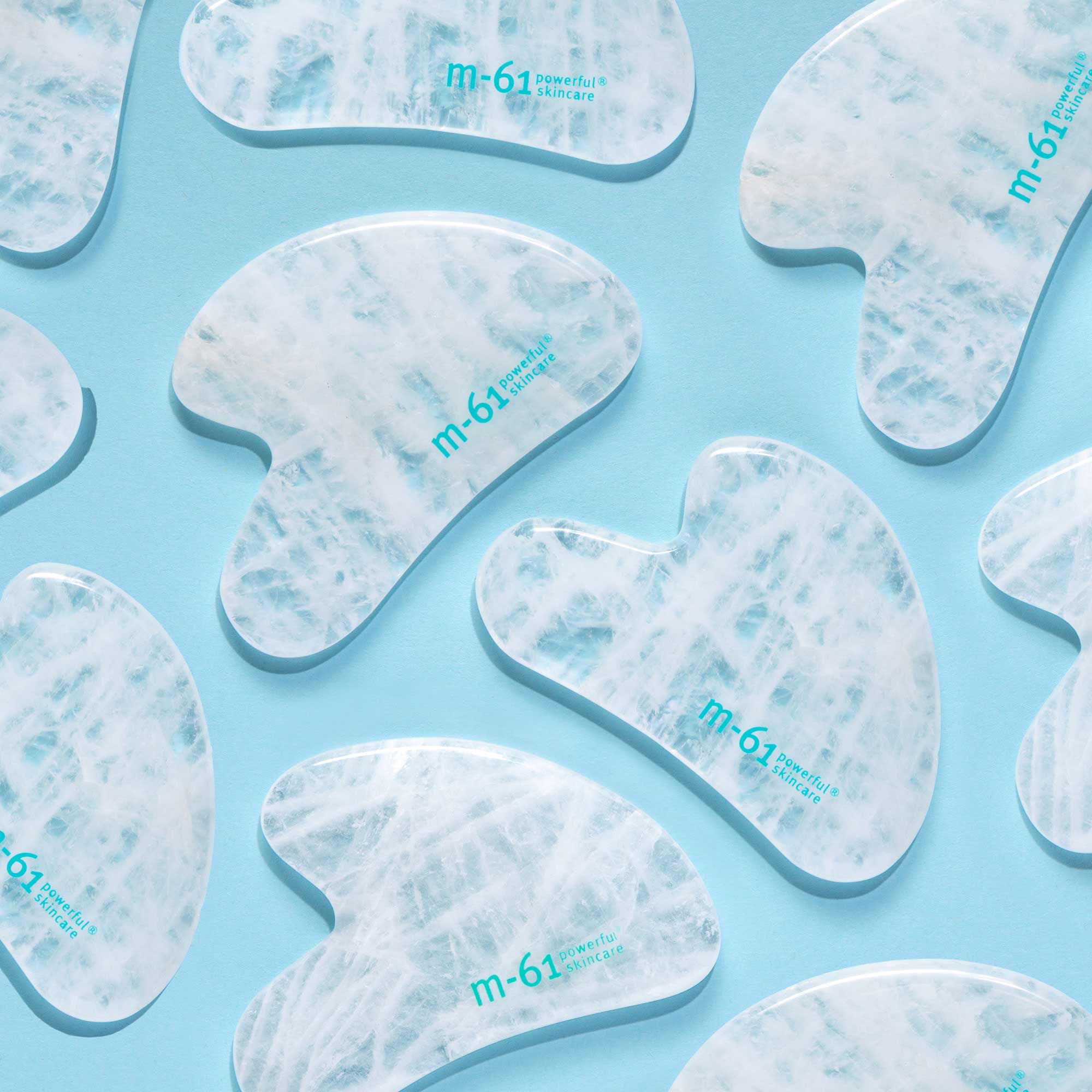Natural Clear Quartz Gua Sha Stone - Facial Massage Tool for Glowing Skin & Relaxation - Perfect for Skincare Routine & Stress Relief at Home or Spa