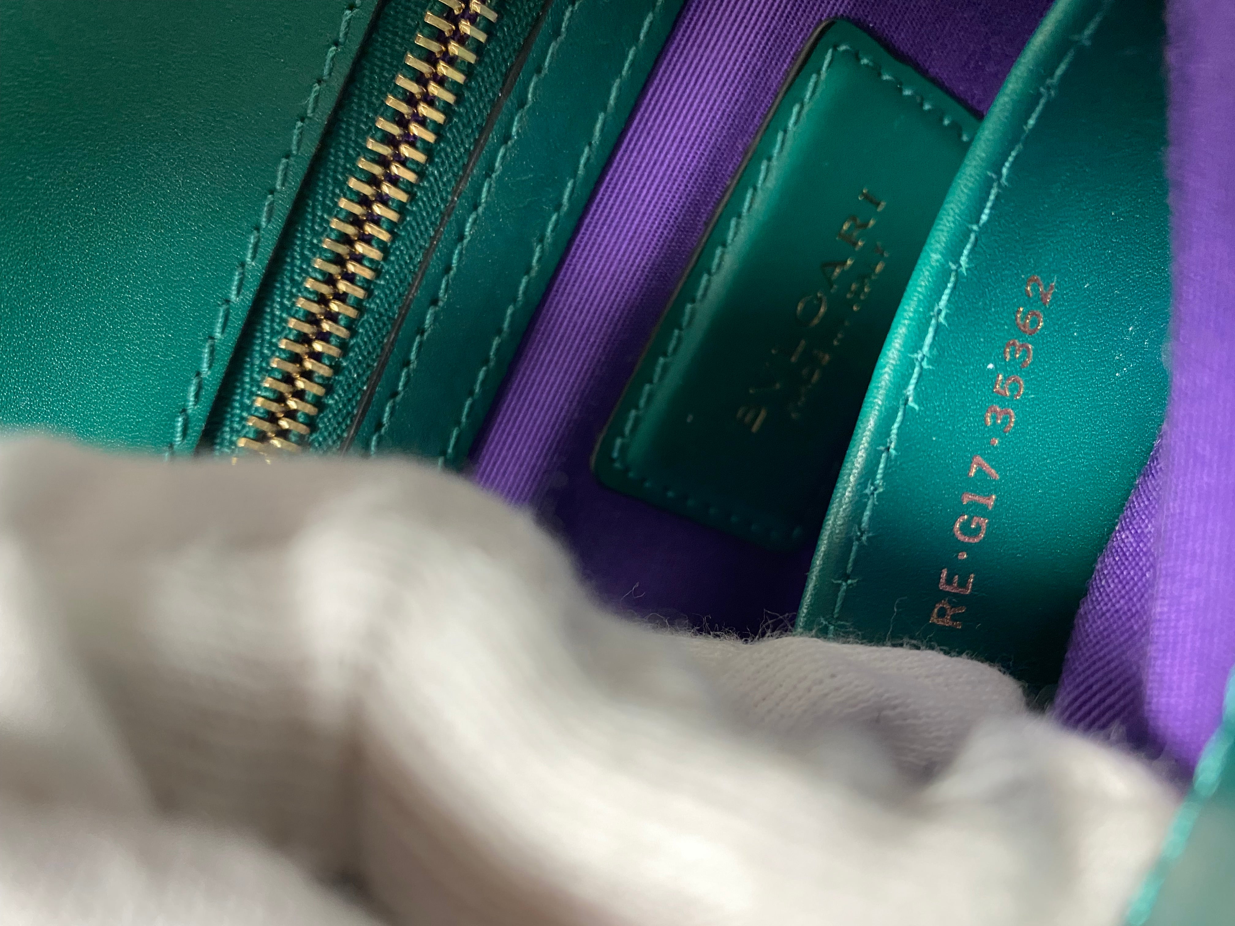 Bulgari Serpenti Forever Green Enamel Snake Shoulder Bag - Luxury Designer Handbag for Women, Perfect for Evening Parties & Special Occasions