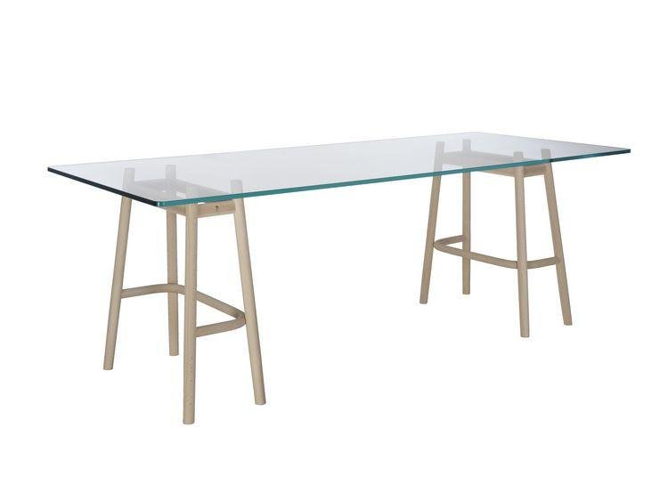 GTV Nendo Single Curve Modern Dining Table - Stylish & Minimalist Design for Small Spaces, Apartments, and Contemporary Dining Rooms