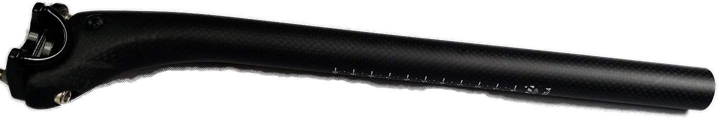 Lightweight Full Carbon Fiber Bike Seatpost for Road & Mountain Bicycles - Durable Cycling Seat Post for Commuting, Racing & Outdoor Adventures